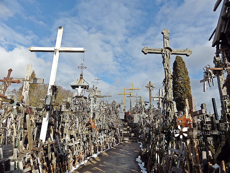 十字架山图片素材