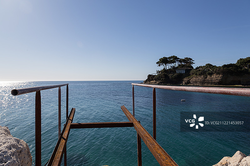 扎金索斯卡梅奥岛图片素材