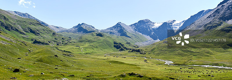 阿尔卑斯山图片素材