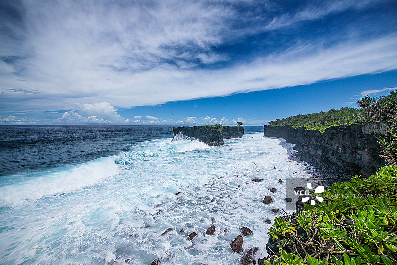 海景和海岸线图片素材