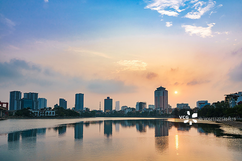 黄 cầu 湖 - 河内城市景观图片素材