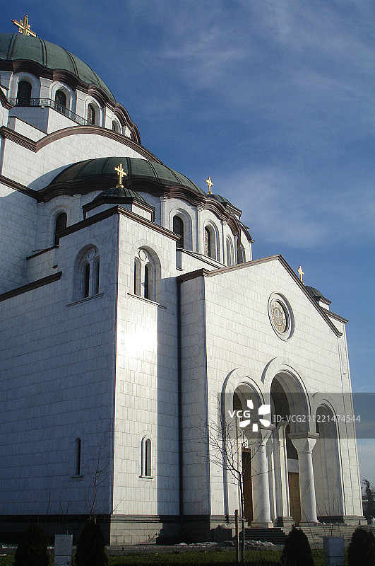 塞尔维亚贝尔格莱德圣萨瓦教堂图片素材
