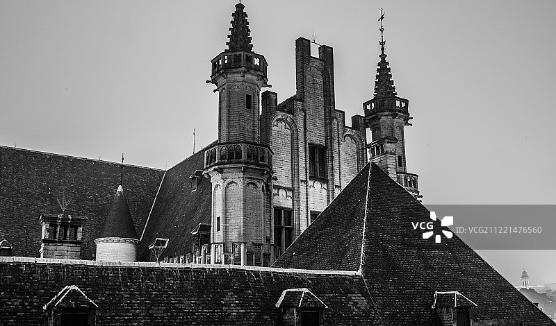 城堡的建筑外观图片素材