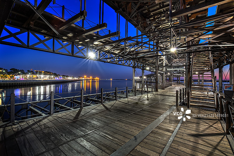 韦尔瓦码头矿石编辑图片素材