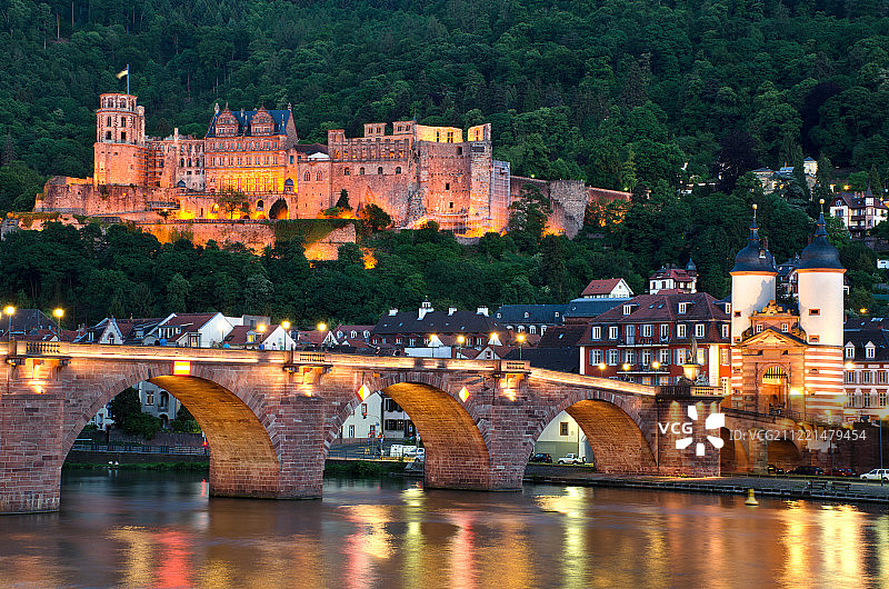 德国巴登-符腾堡州海德堡图片素材