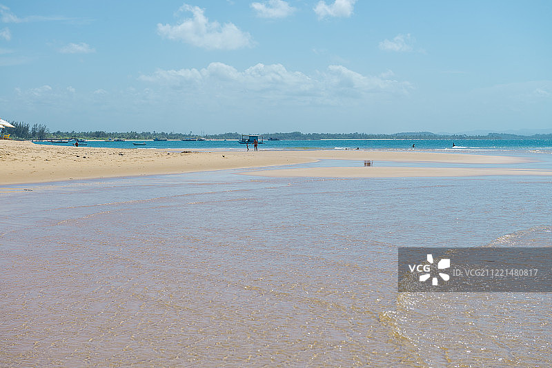 马拉乌半岛的天然水池图片素材