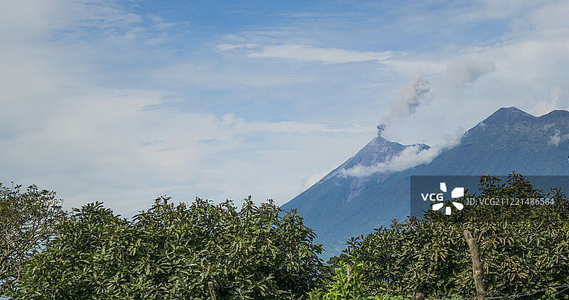 危地马拉富埃戈火山爆发图片素材
