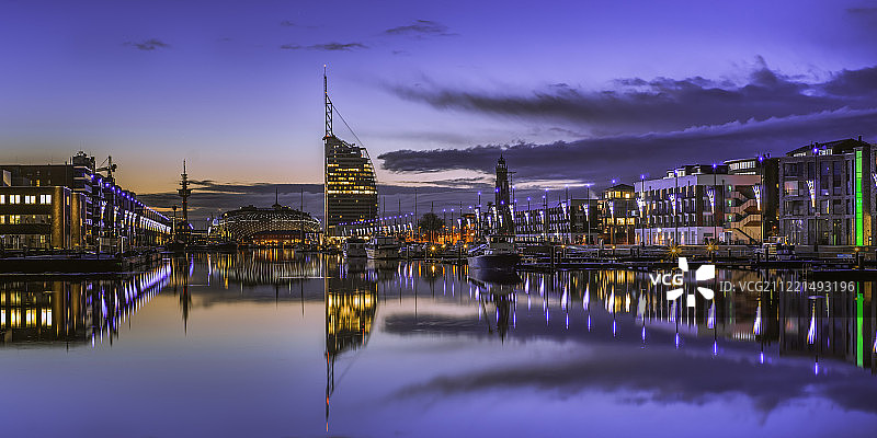 不莱梅哈芬老港图片素材