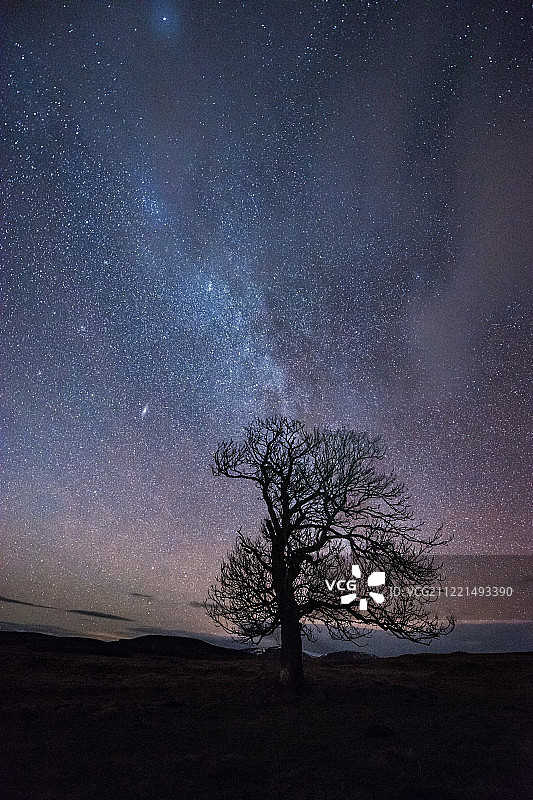 凯恩戈姆山脉夜空摄影图片素材