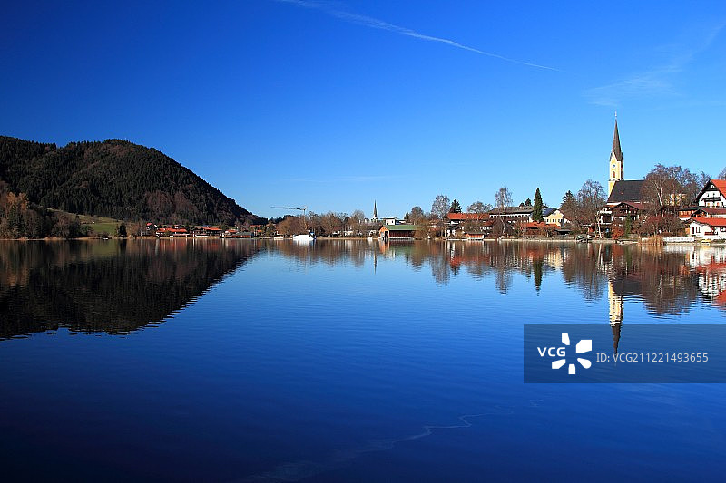 施利尔湖风光图片素材