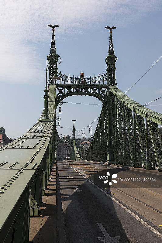 匈牙利布达佩斯自由桥图片素材