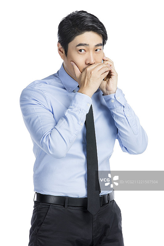 打电话的商务男士图片素材