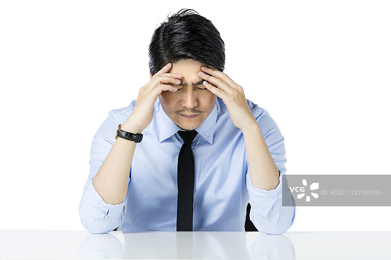 疲劳的商务男士图片素材