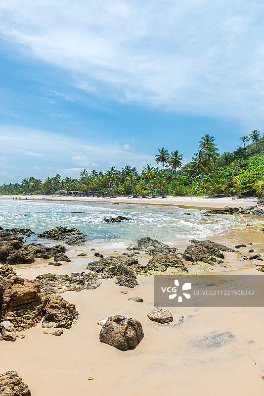 伊塔卡雷的热带海滩夏日风光图片素材
