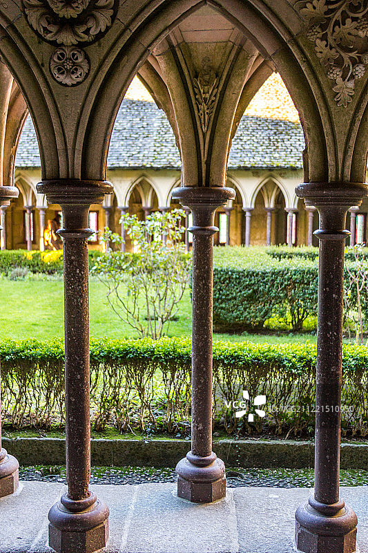 圣米歇尔山建筑图片素材