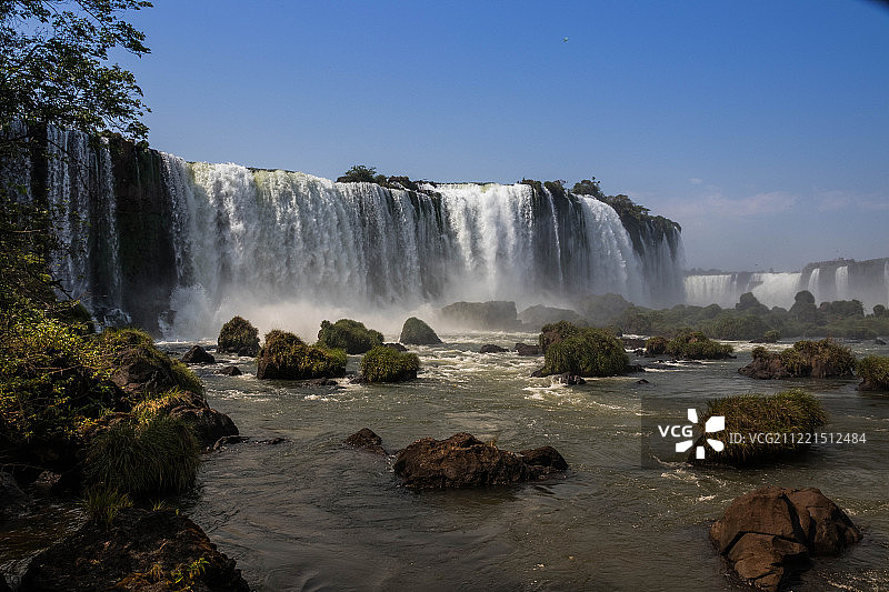 瀑布景观图片素材