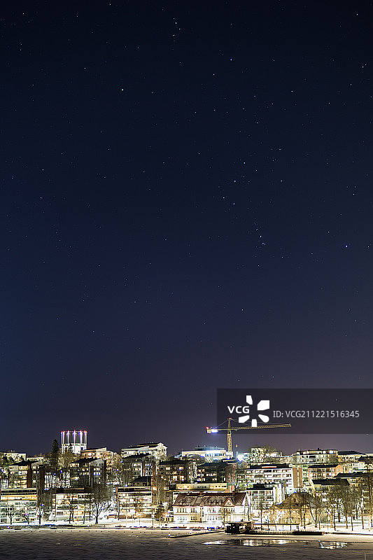 拉彭兰塔夜空图片素材