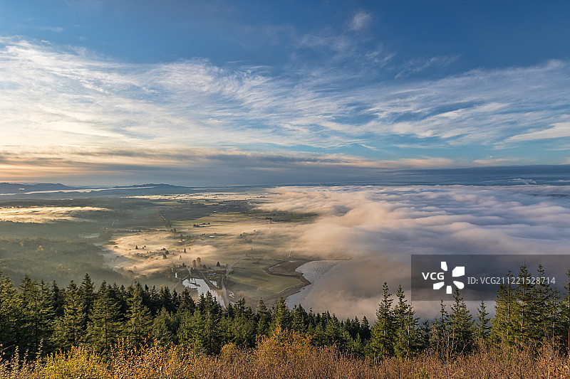 萨米什观景台的日出图片素材