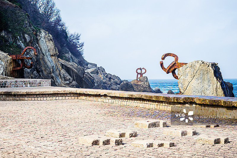 圣塞瓦斯蒂安：巴斯克地区的城市图片素材