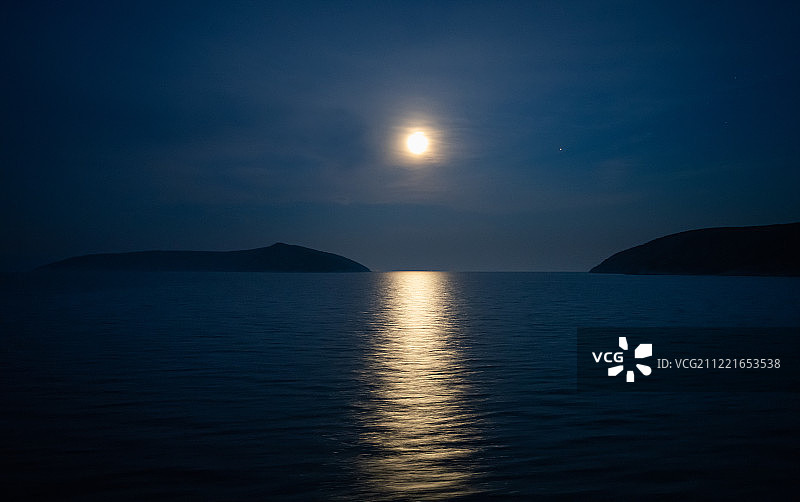 夜间渡轮图片素材