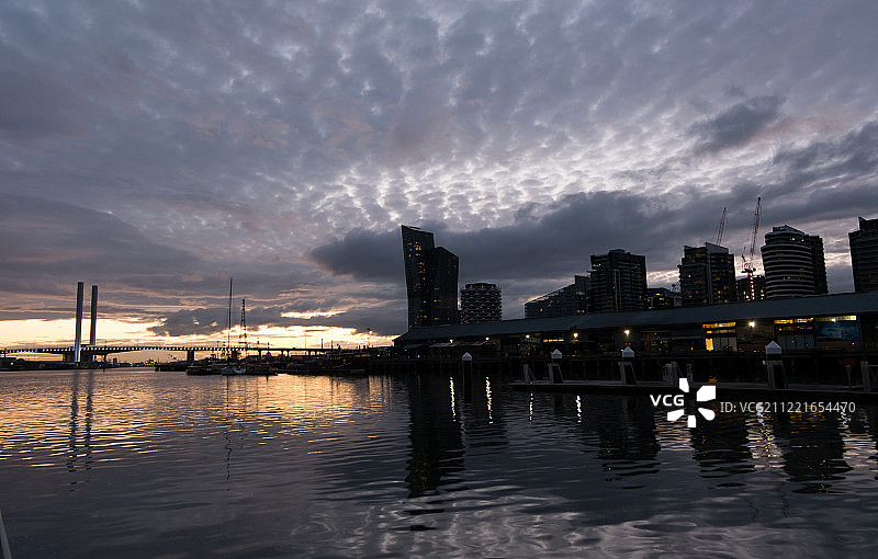 墨尔本，船坞区图片素材