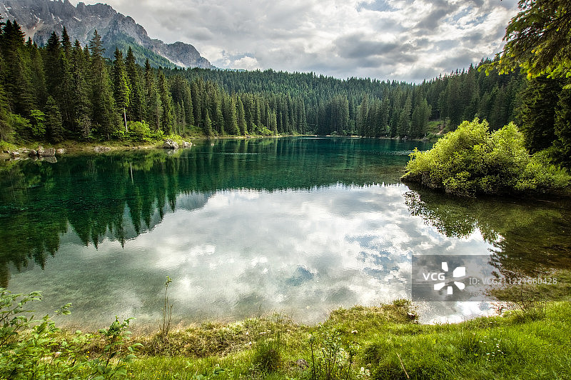 Carezza湖#2图片素材