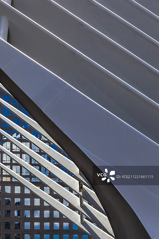 纽约Oculus中心肋骨图片素材