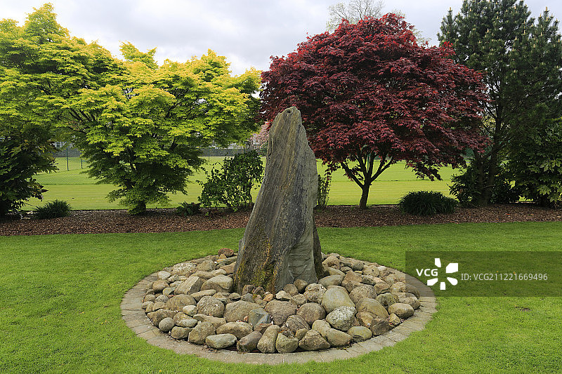 凯西克镇菲茨公园的春花，湖区国家公园图片素材