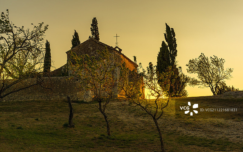 埃加利耶尔圣西克斯图斯礼拜堂图片素材