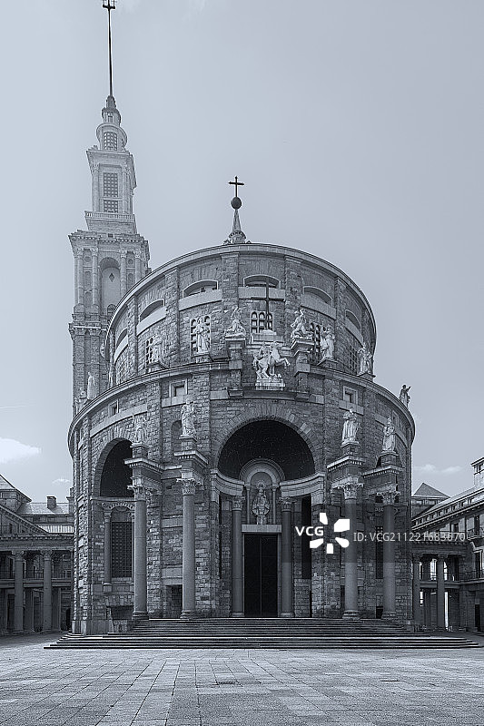 希洪大学，阿斯图里亚斯，西班牙图片素材