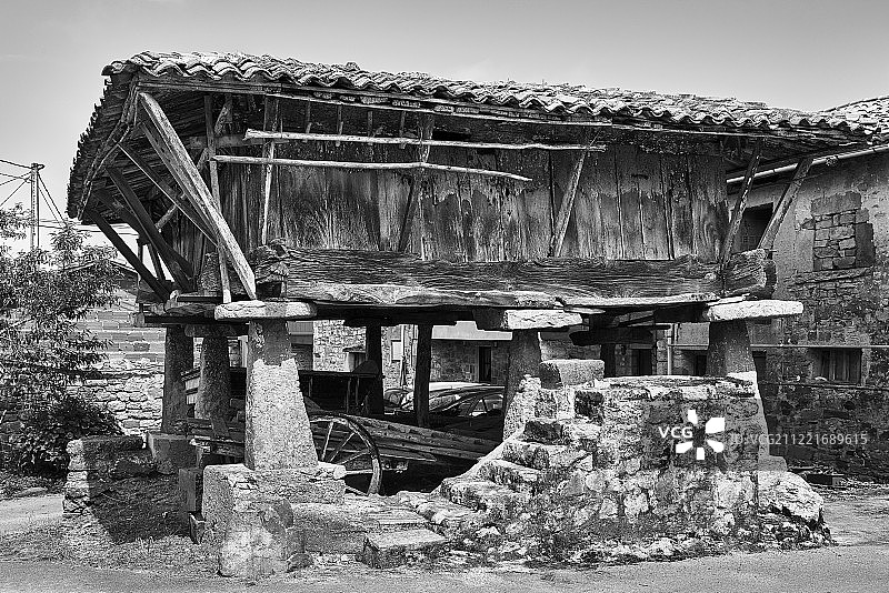 阿斯图里亚斯粮仓图片素材