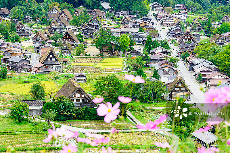 日本岐阜县白川乡图片素材
