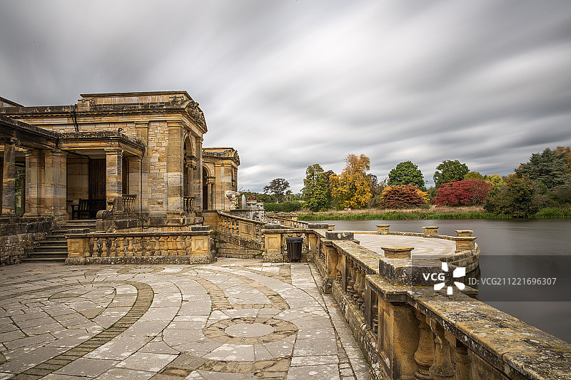 赫弗城堡凉廊图片素材