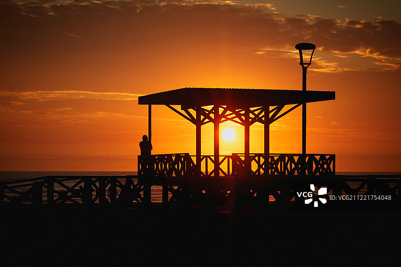 埃滕的日落图片素材