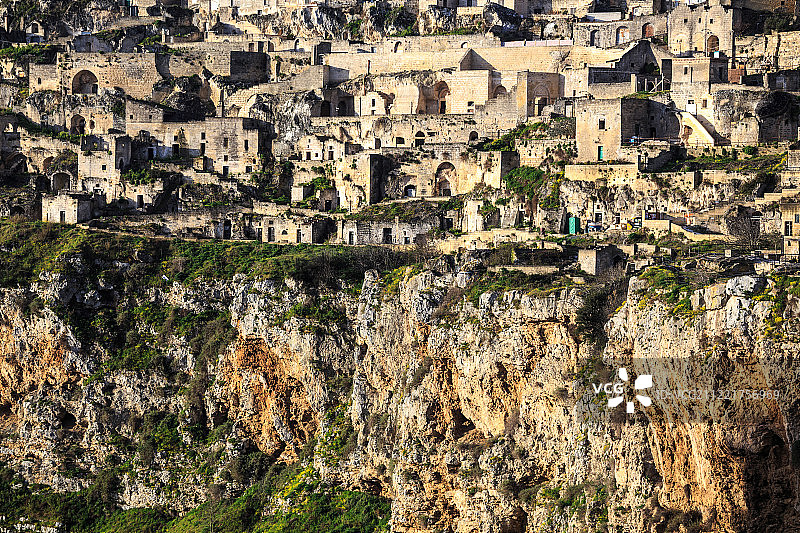马泰拉石窟图片素材