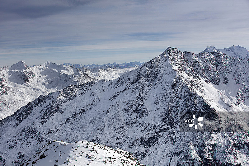欧洲美丽的雪景图片素材