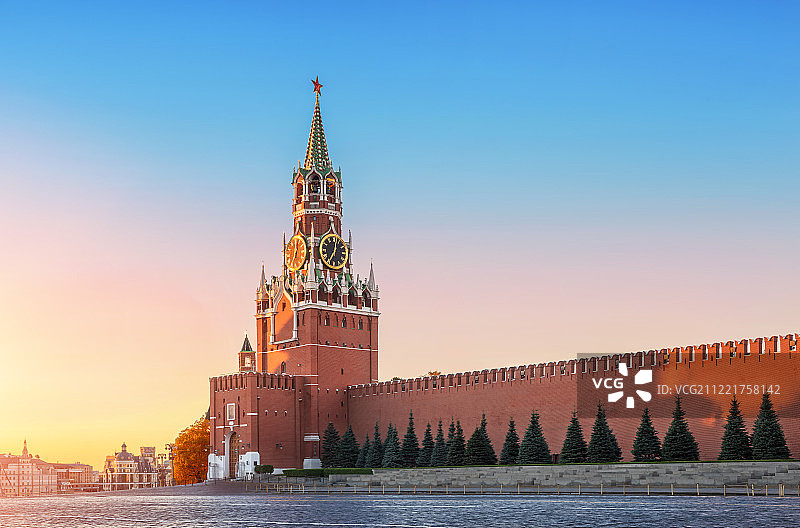 莫斯科克里姆林宫斯帕斯塔图片素材