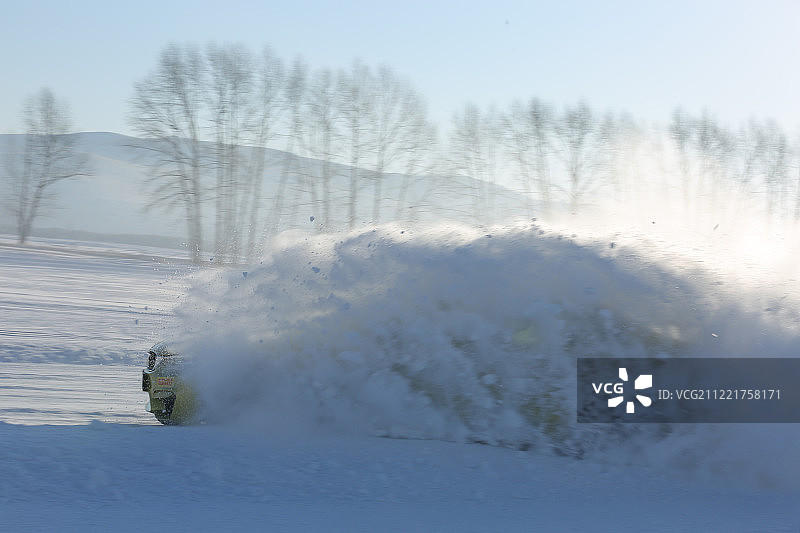 美丽的牙克石冰雪赛道图片素材