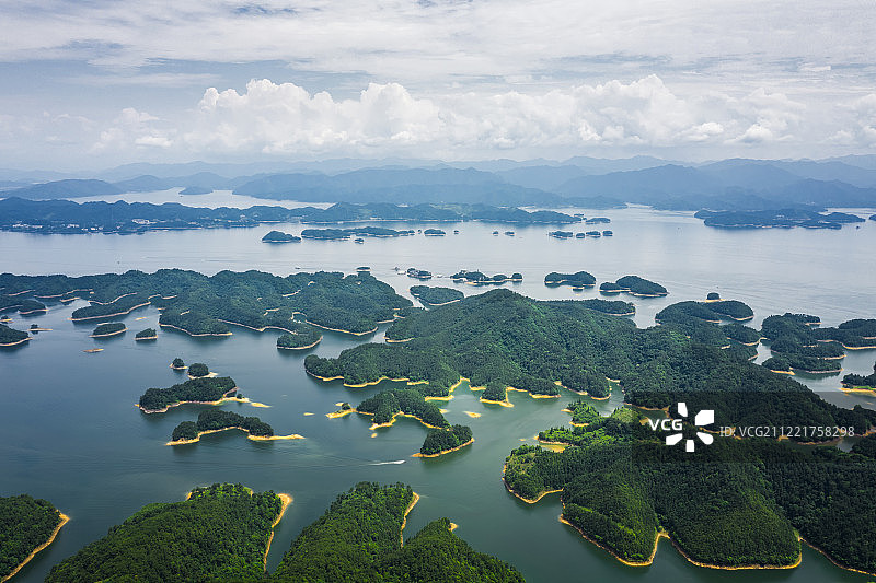 杭州淳安千岛湖梅峰岛图片素材