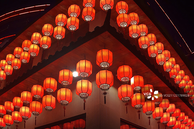 红色之夜图片素材