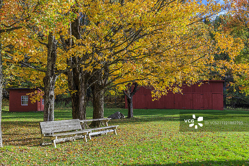 加拿大魁北克东部小镇斯坦斯蒂德马贡角风光图片素材
