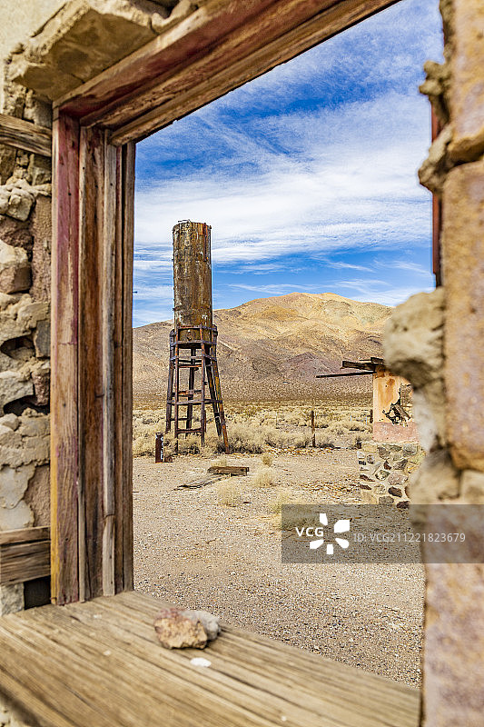 加利福尼亚州加洛克鬼镇图片素材