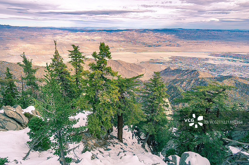 从雪到沙图片素材