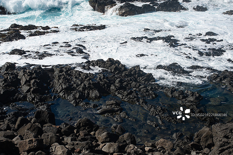 岩石海岸景观图片素材