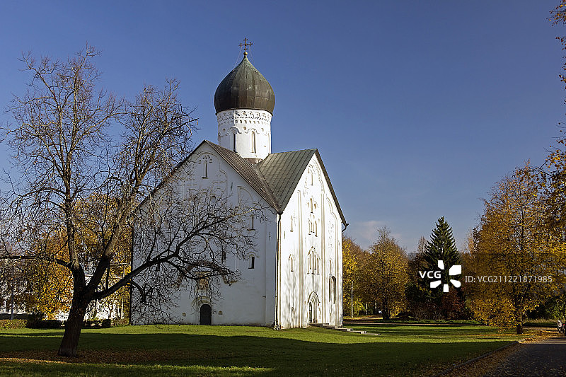 诺夫哥罗德主显圣容老教堂图片素材