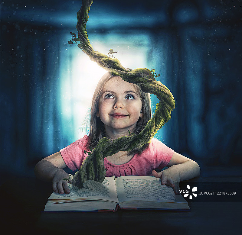 儿童的想象力图片素材