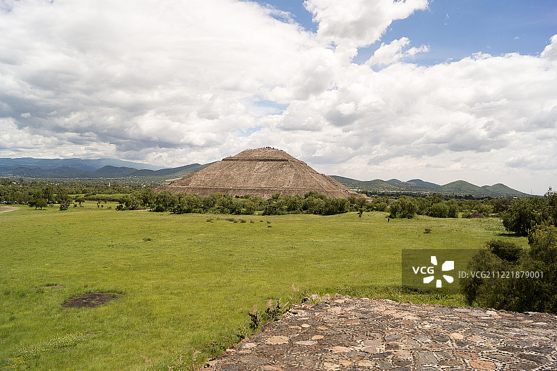 特奥蒂瓦坎金字塔图片素材