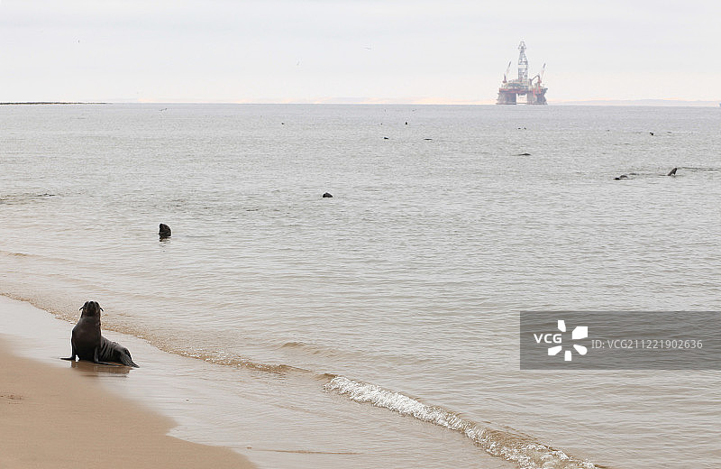 石油钻井平台图片素材