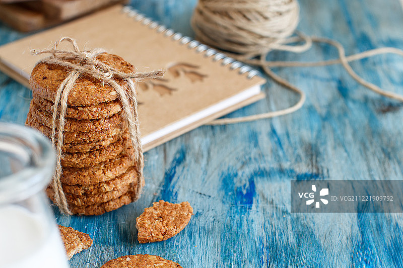 自制燕麦饼干图片素材