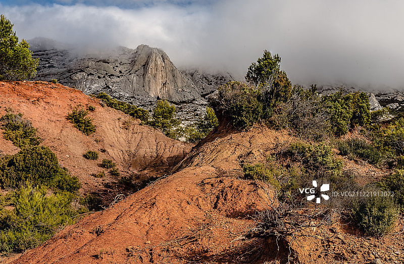 圣维克多山沙漠景观图片素材